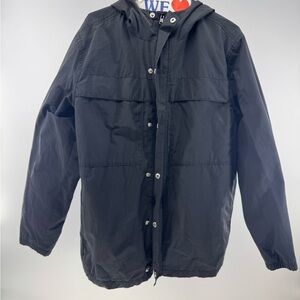 Old Navy Men's Black Hooded Jacket